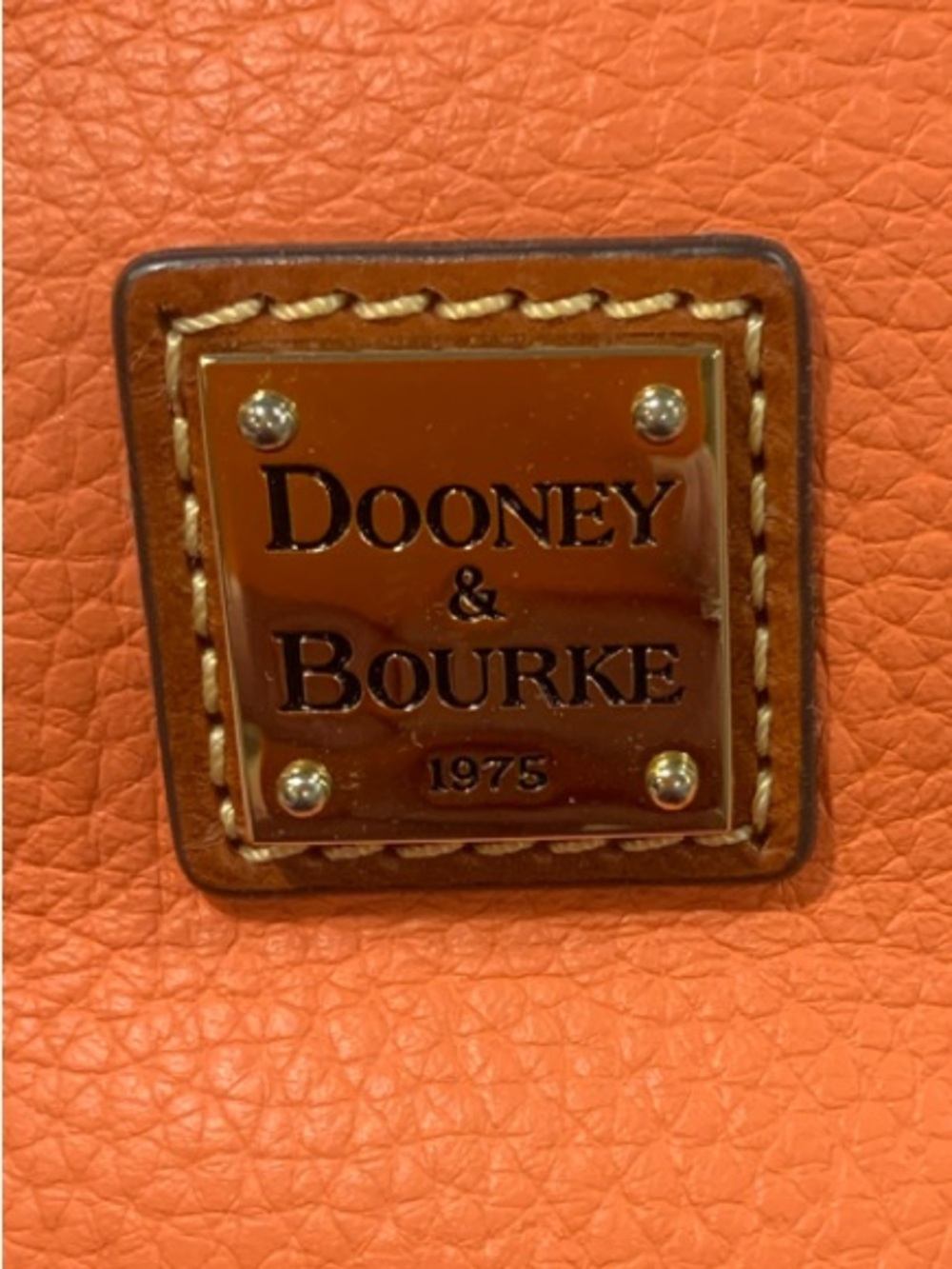 Dooney & Bourke Bright Coral Pebbled Leather Bucket Shoulder Bag - Picture 2 of 10